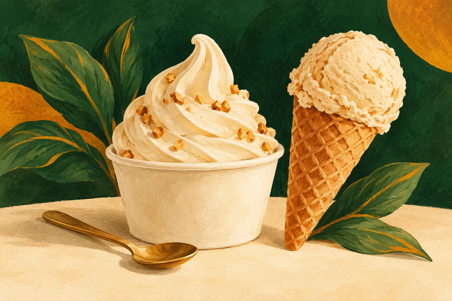 Illustration de la catégorie Glaces — présentation indicative